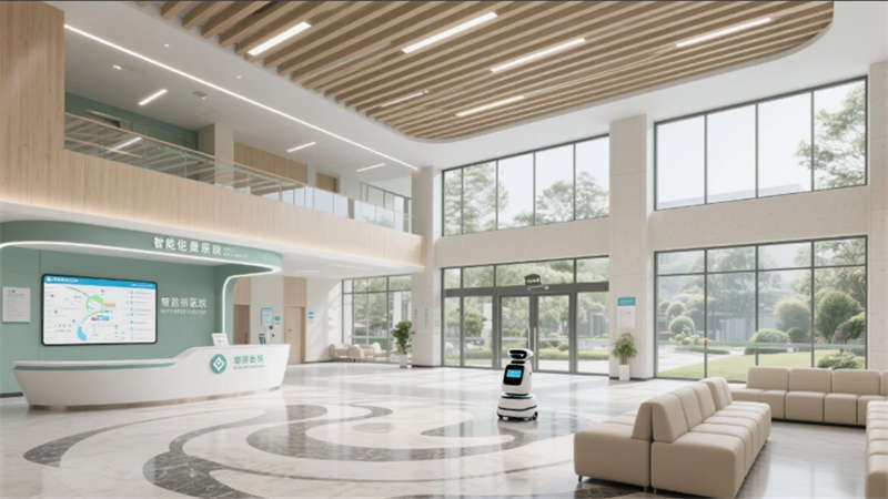 自然療愈，智慧交互——合肥現代化醫院空間裝修設計欣賞